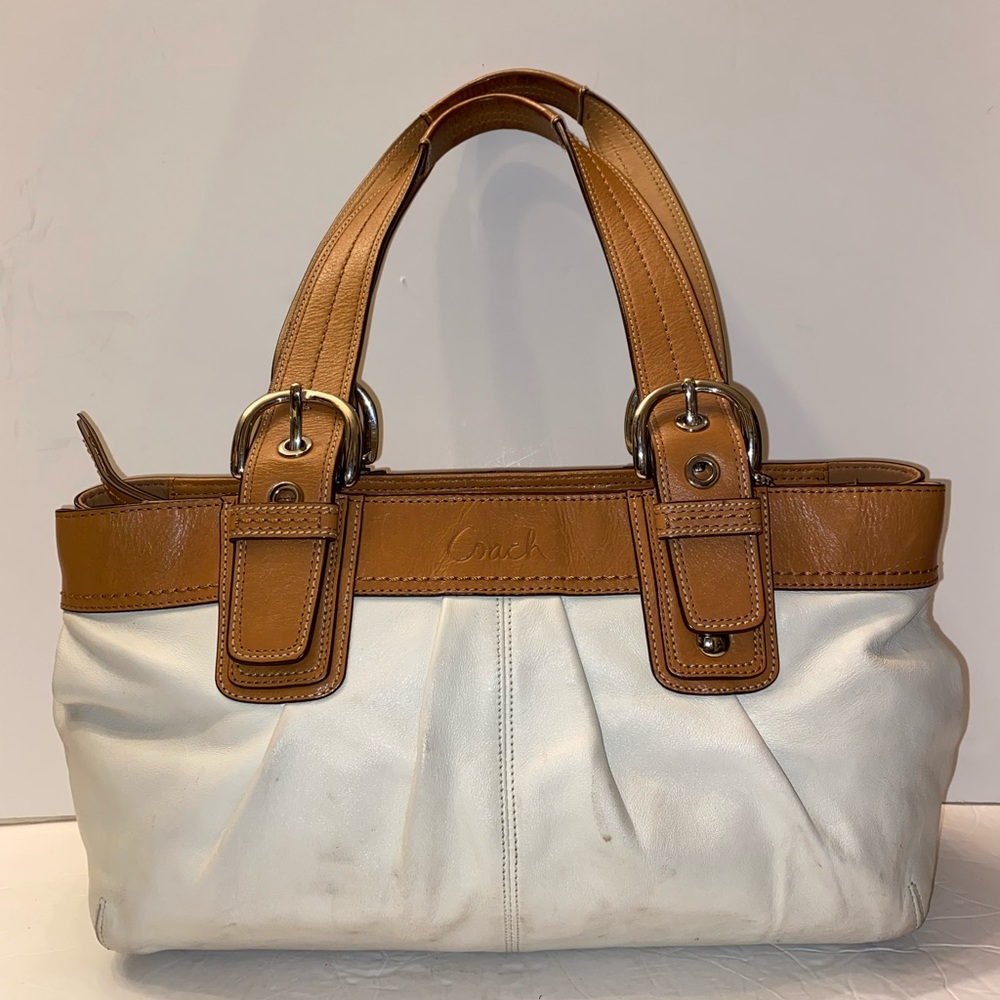 Coach Cream Shoulder Bag - Picture 8 of 8